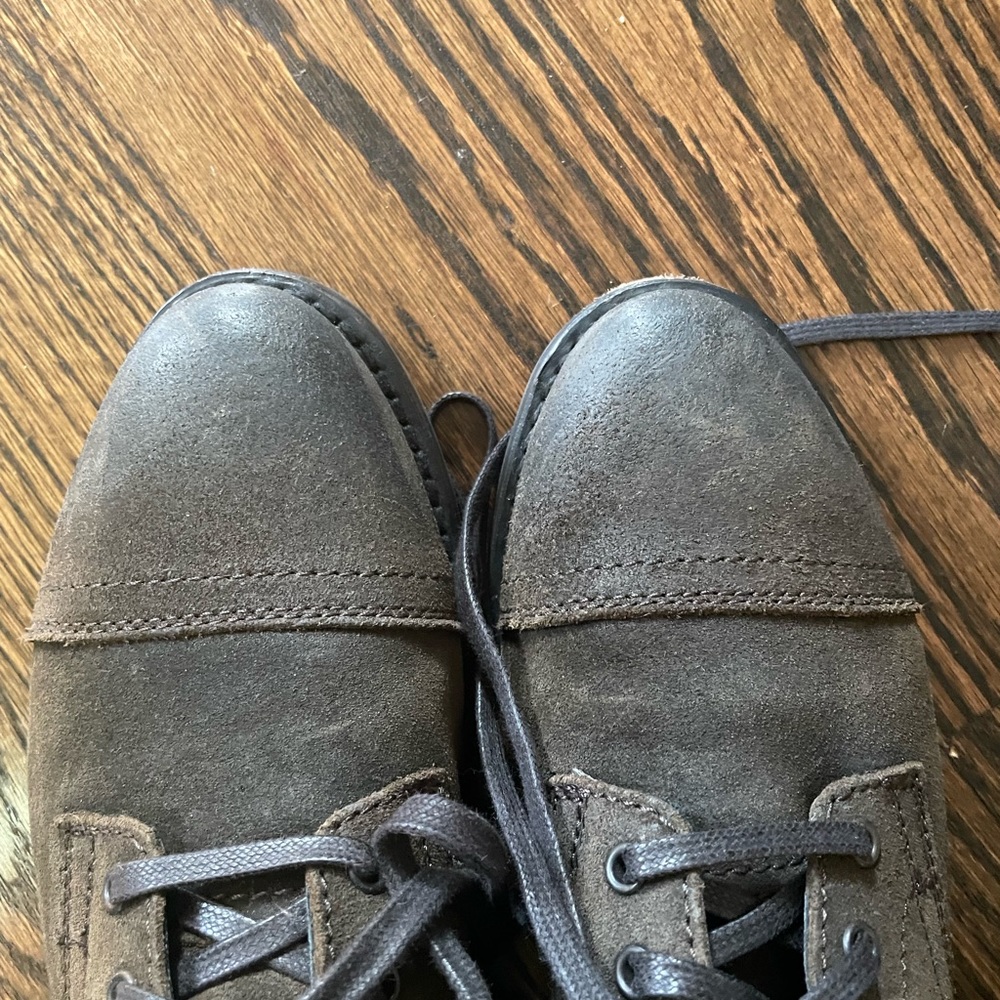 Thursday Boot Company Captain Dark Olive Suede - Picture 5 of 15